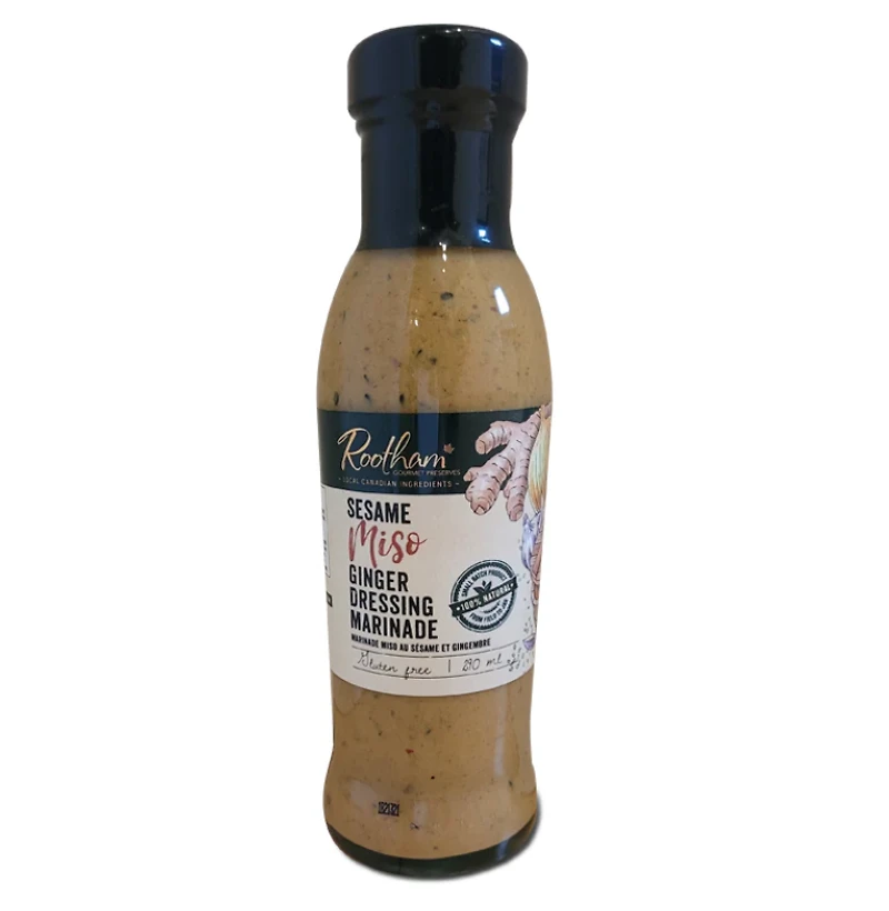 Rootham - Sesame Miso Ginger Salad Dressing