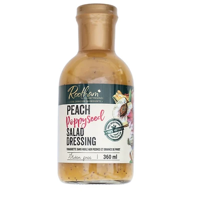 Rootham - Peach Poppyseed Salad Dressing