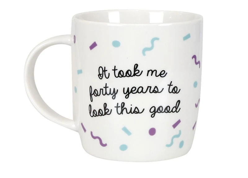 Birthday Mug with Glasses