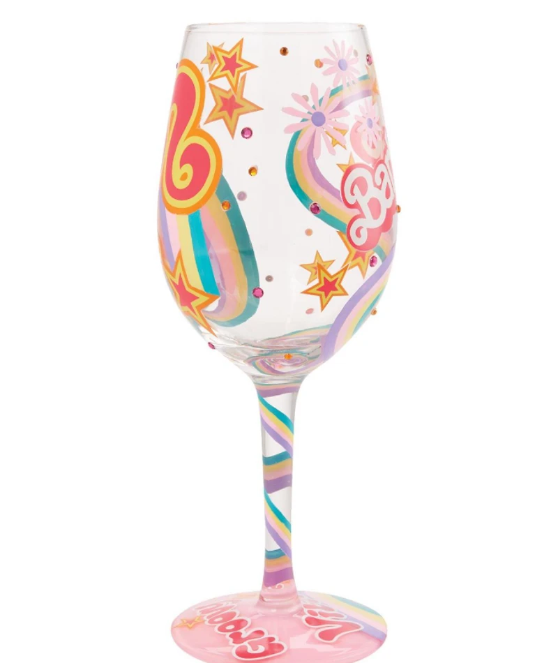 The Original Fashionista  Barbie Wine Glass