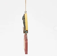 Black Cat Pink Palace Sign Ornament