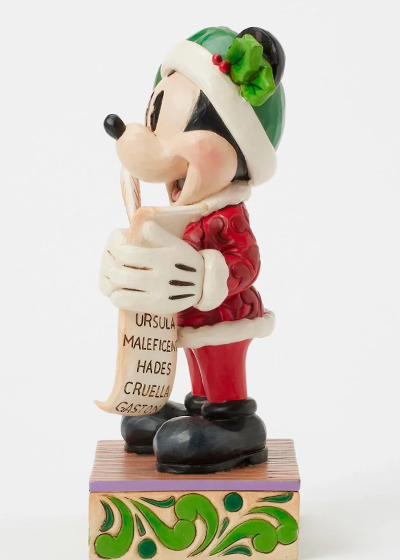 Santa Mickey with List