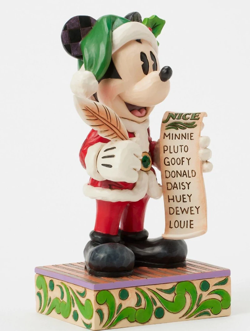 Santa Mickey with List