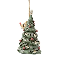 Woodland Rudolph with Tree Ornament