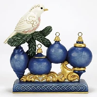 Blue & Gold Hope with Dove Figurine