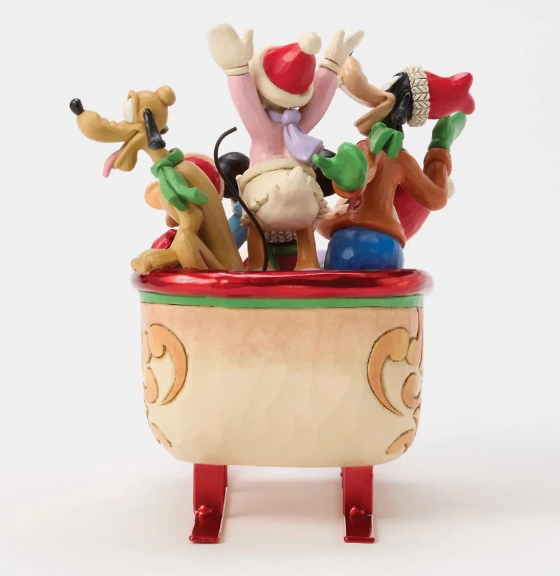 Mickey & Friends Sleigh Figurine