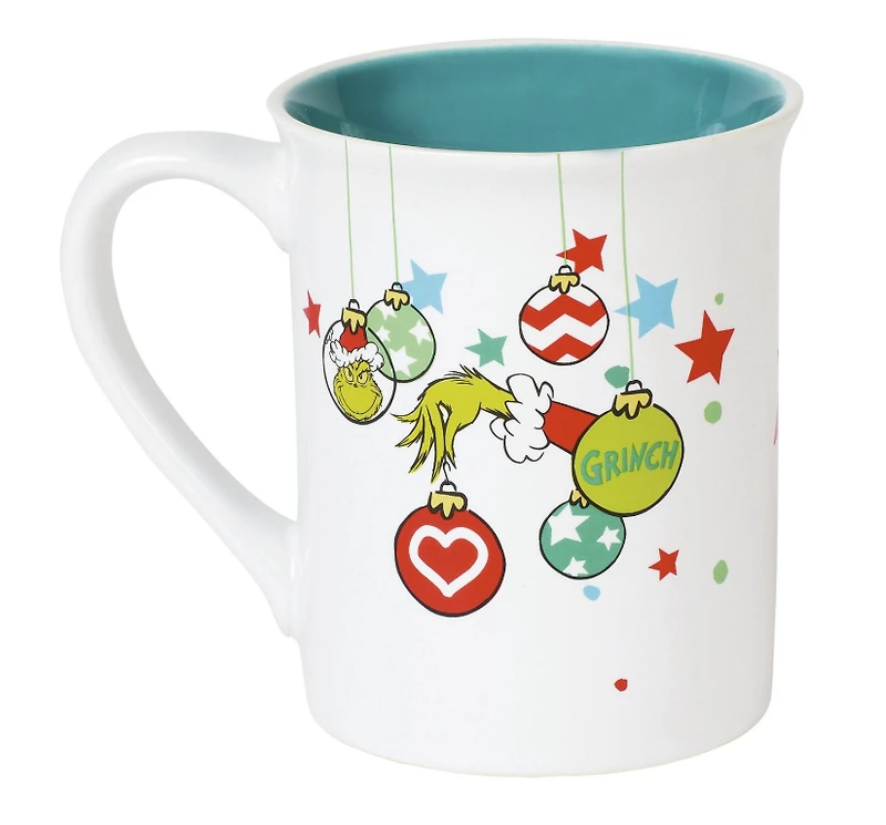 Resting Grinch Face Mug