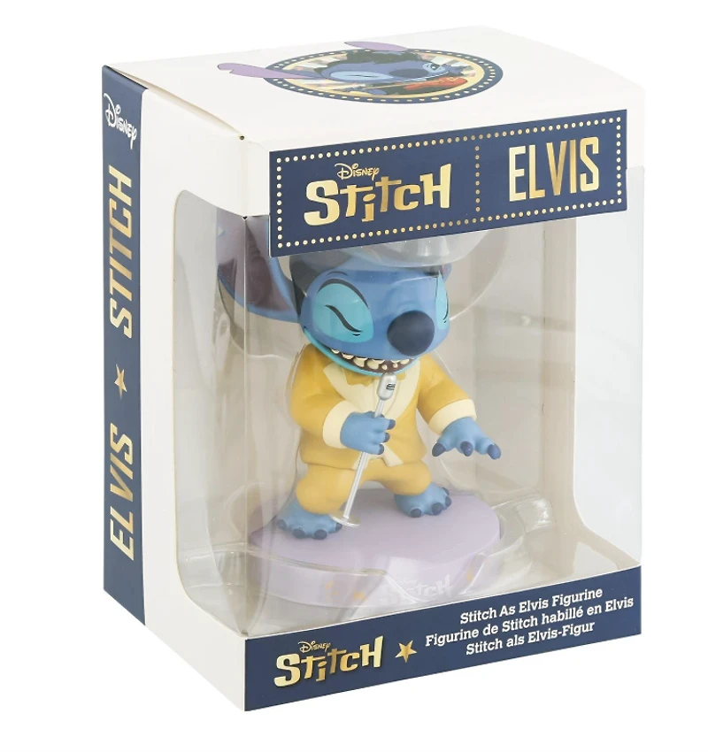 Stitch Gold Elvis Figurine