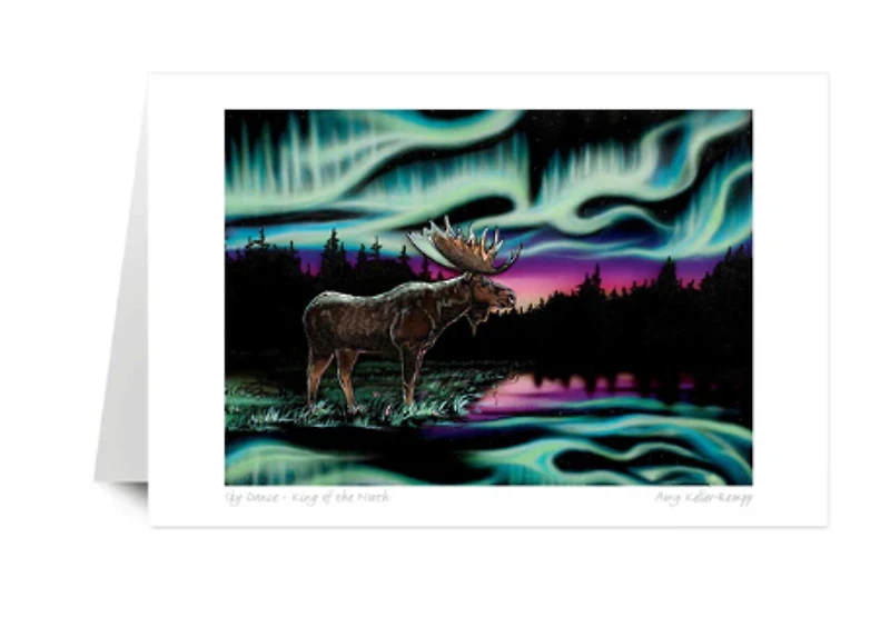 "Sky Dance-King of the North" Note Card