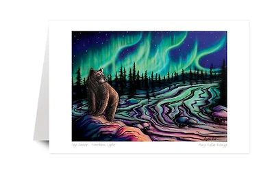 "Sky Dance-Northern Light" Note Card