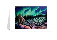 "Sky Dance-Northern Light" Note Card