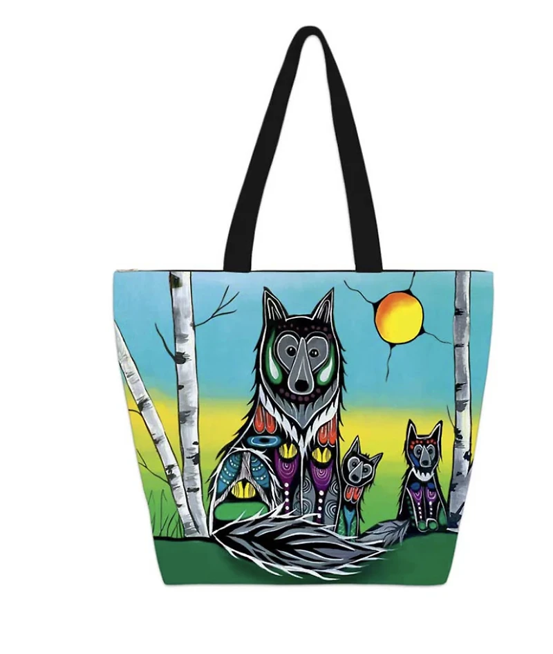 Wolf Family Tote Bag