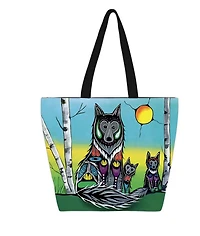 Wolf Family Tote Bag