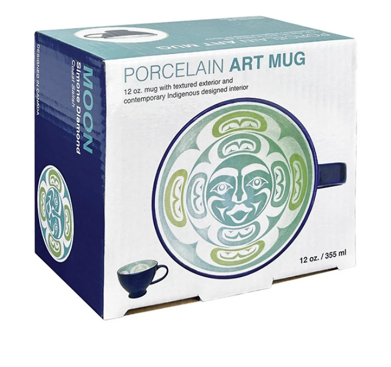 Porcelain Art Mug - Moon