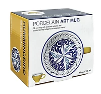 Porcelain Art Mug - Hummingbird (Yellow)