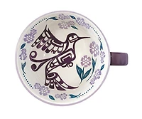Porcelain Art Mug - Hummingbird (Purple)