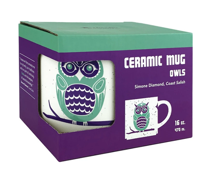 Ceramic Mug Owls