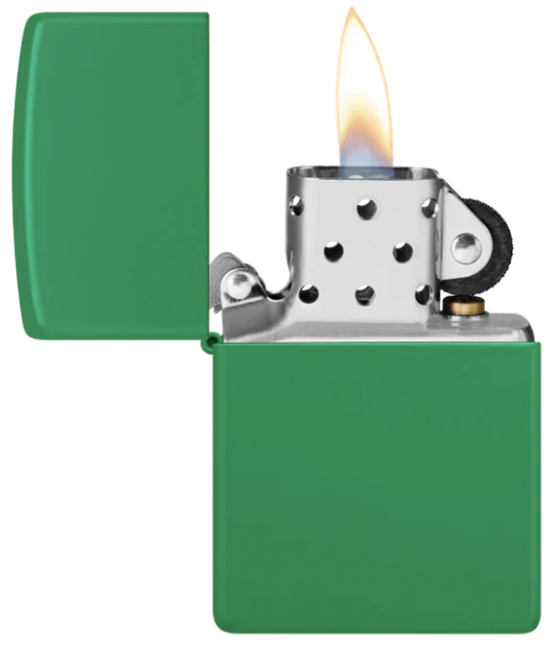 Zippo Reg Grass Green Matte Lighter