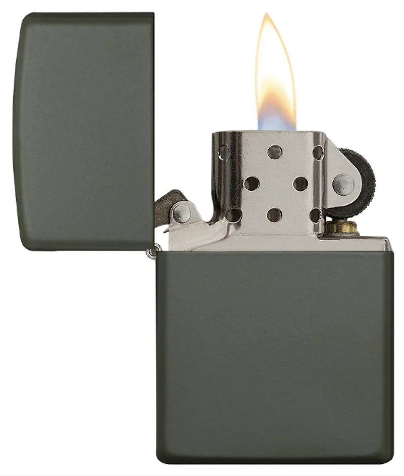 Green Matte Zippo Lighter