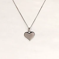 Sterling Silver Heart Necklace