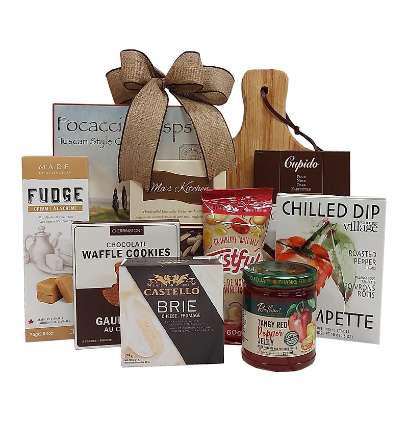 Brie-lliant Board Gift Basket