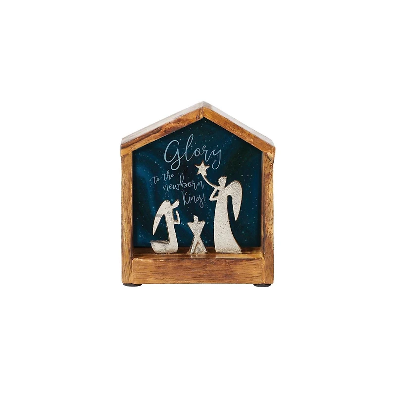 Angels in Stable Figurine
