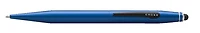 CROSS - Metallic Blue Ballpoint Pen with Stylus