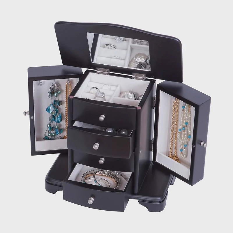 Mele and Co Kennedy Wooden Jewelry Box