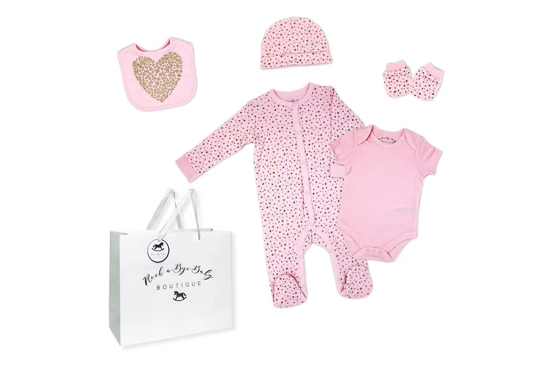 Baby Girl Gift Bag Basket