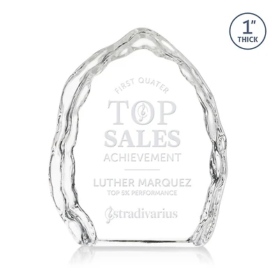Ashdale Iceberg Award-Optical 4" High (Engraving Included)