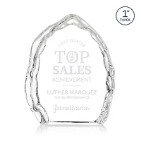 Ashdale Iceberg Award-Optical 4" High (Engraving Included)