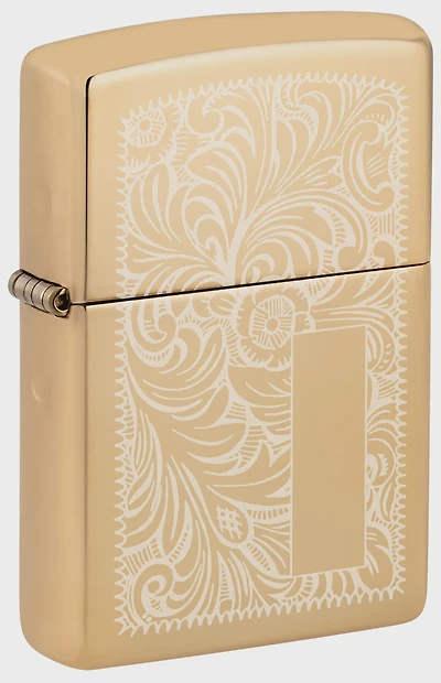 Venetian Brass Zippo Lighter