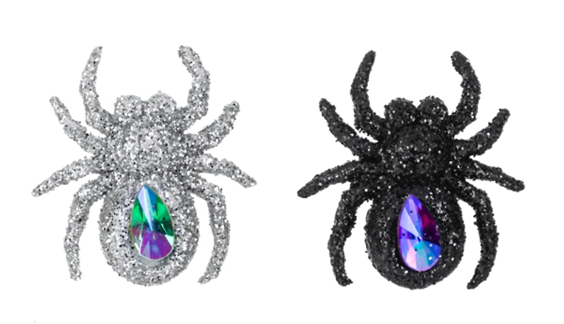 Spooky Sparkle Spider Charm