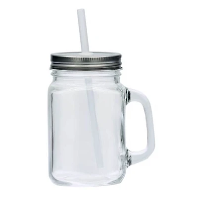 16 oz Mason Jar w/ Handle