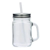 16 oz Mason Jar w/ Handle
