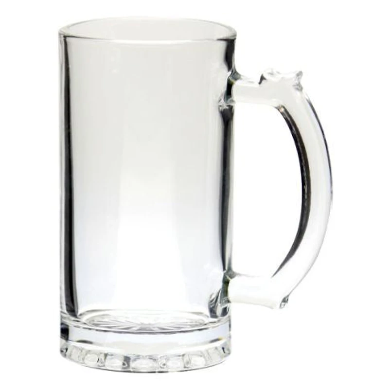 Glass Beer Mug with Handle - 447mL