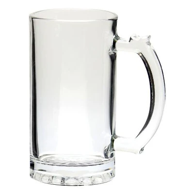 Glass Beer Mug with Handle - 447mL