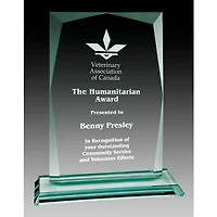 Glass Jade Block, 5.5″ (Engraving Included)