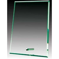 Jade Glass Plaque w/ Pin - 7″ x 5″ (Engraving Included)