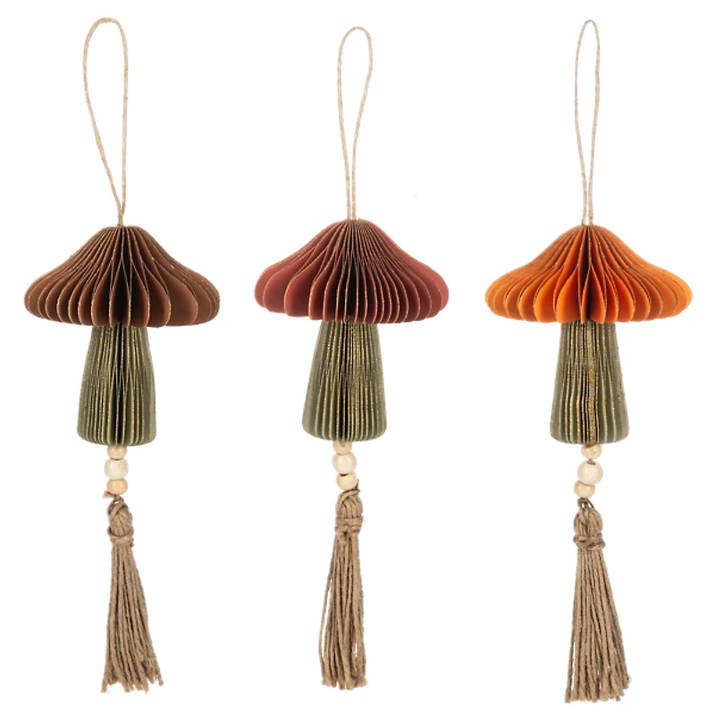 Honeycomb Mushroom Ornament