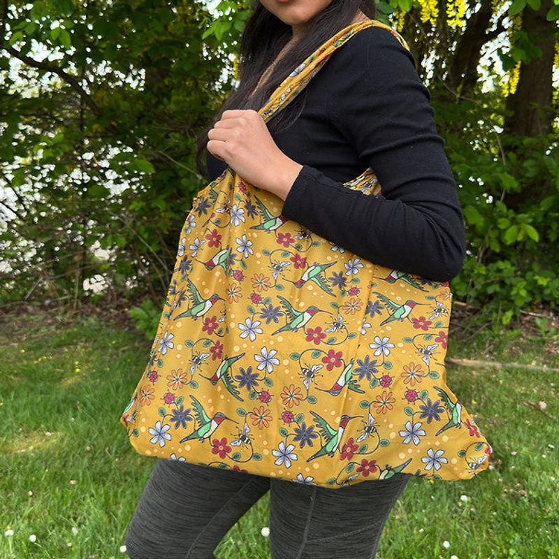 Foldable Shopping Bag - Hummingbird (Nenookaasi)