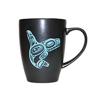 Whale Black Mug