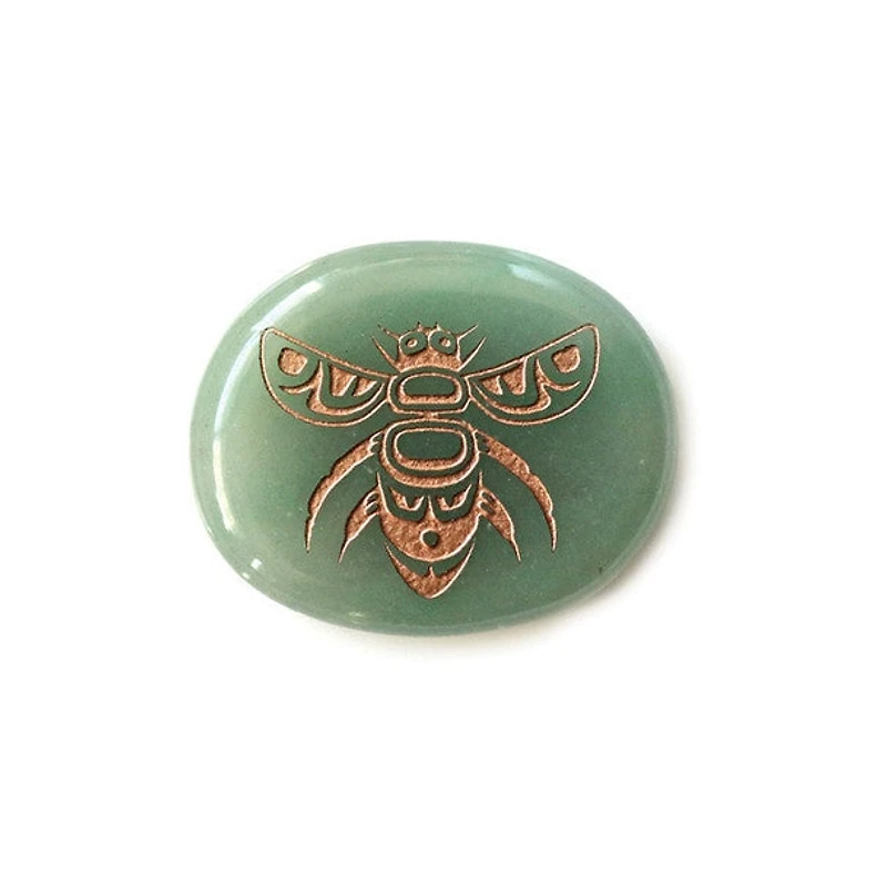 Spirit Stone - Green Aventurine Bee