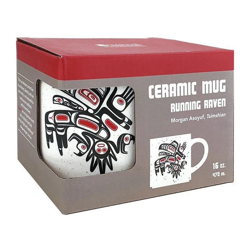 Ceramic Mug - Running Raven
