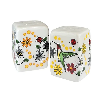 Salt & Pepper Shaker Set - Hummingbird