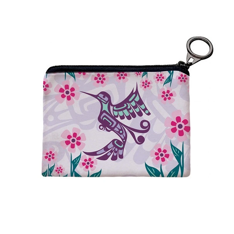 Coin Purse - Hummingbird (Purple/Pink)