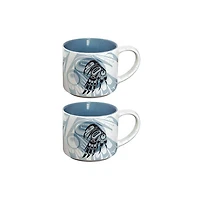 Ceramic Espresso Mugs (Set of 2) - Raven Moon