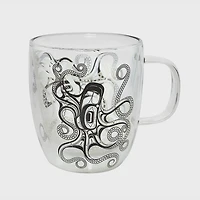 Double Walled Glass Mug- Octopus (Nuu)
