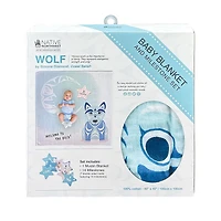 Baby Blanket and Milestone Sets - Wolf