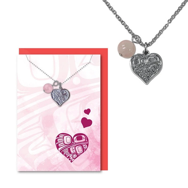 Healing Necklace - Hummingbird Heart